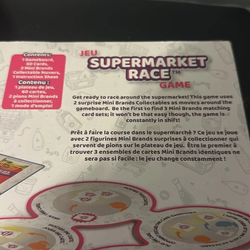 Mini brands supermarket race Game‎